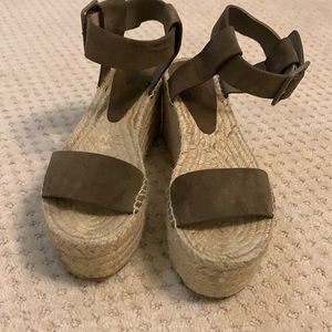 Vince Abby Espradrille Platform Wedges